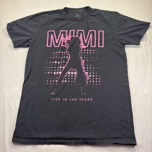 Mariah Carey Large Celebration of Mimi Live In Las Vegas Graphic Black T-shirt